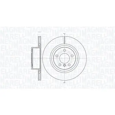 Disco de freno MAGNETI MARELLI 361302040634 Última Oportunidad